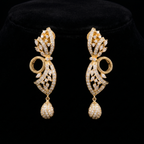4Ct of Necklace Earring With the Purity of 14K