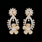 3.76Ct of Necklace Earring With the Purity of 14K