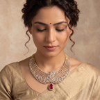 34.78Ct of Necklace  With the Purity of 18K