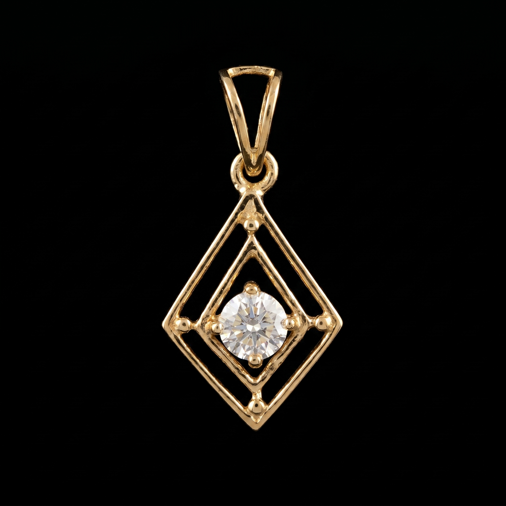 1Ct of Locket With the Purity of 18K