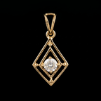 1Ct of Locket With the Purity of 18K