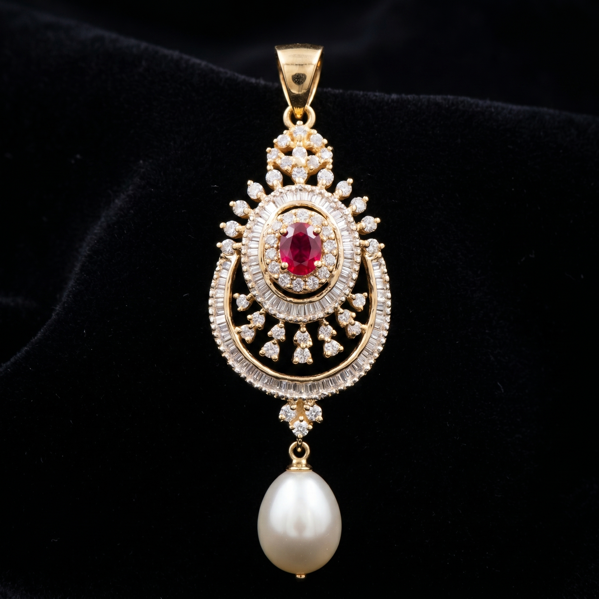 5.23Ct of Locket With the Purity of 18K