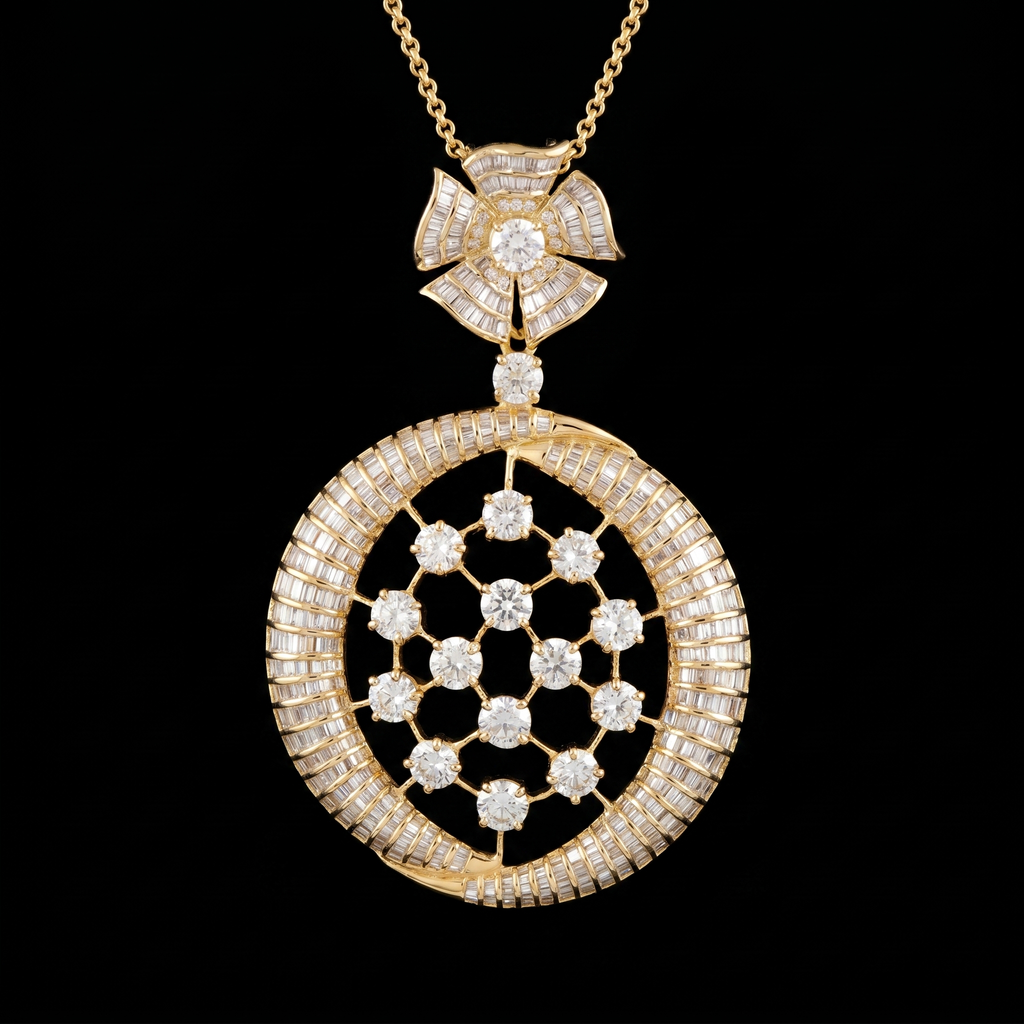 9.75Ct of Locket With the Purity of 18K