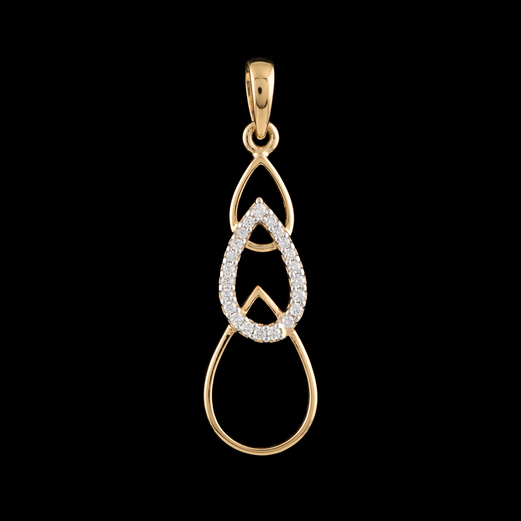 0.5Ct of Locket With the Purity of 18K