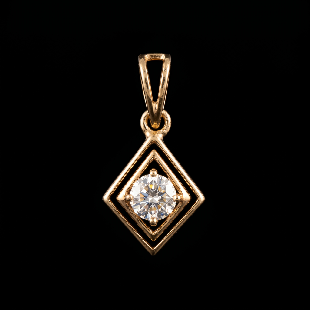 1Ct of Locket With the Purity of 18K