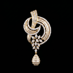 3.38Ct of Locket With the Purity of 18K