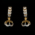 0.41Ct of Earring With The Purity of 18K