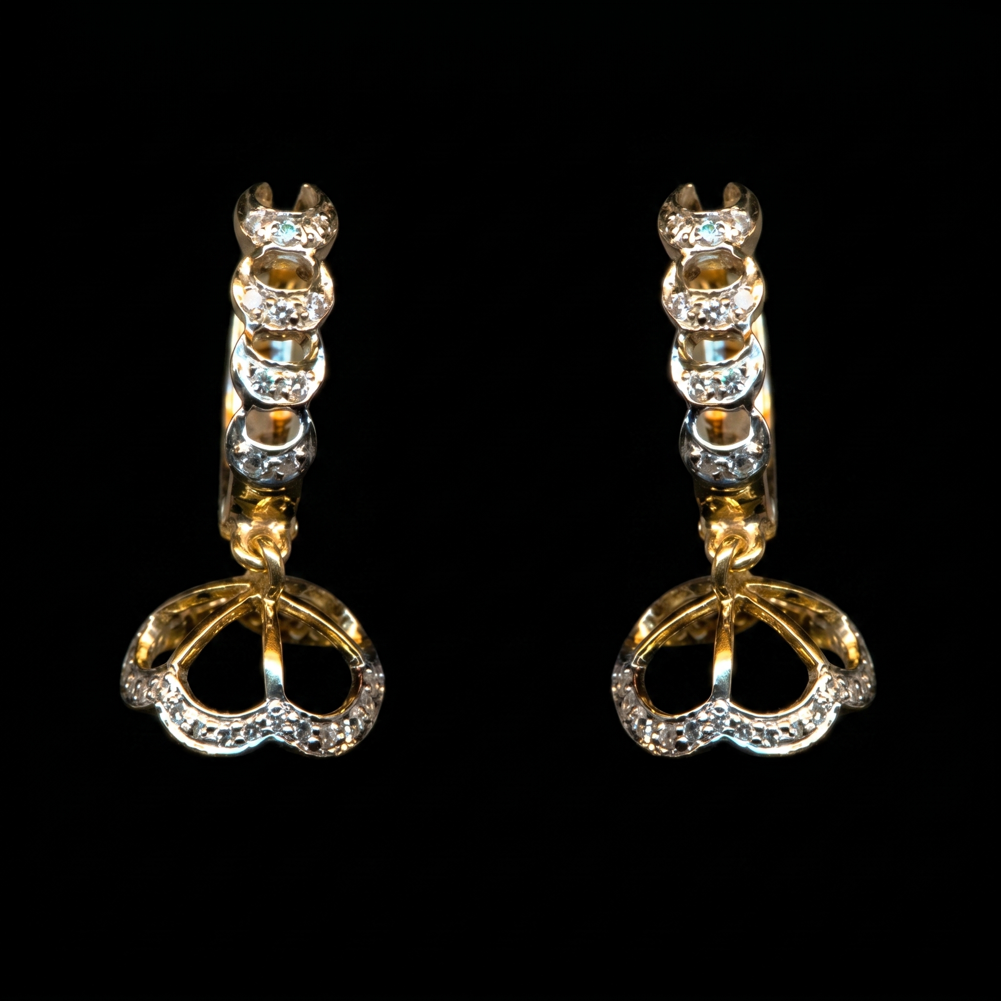 0.41Ct of Earring With The Purity of 18K