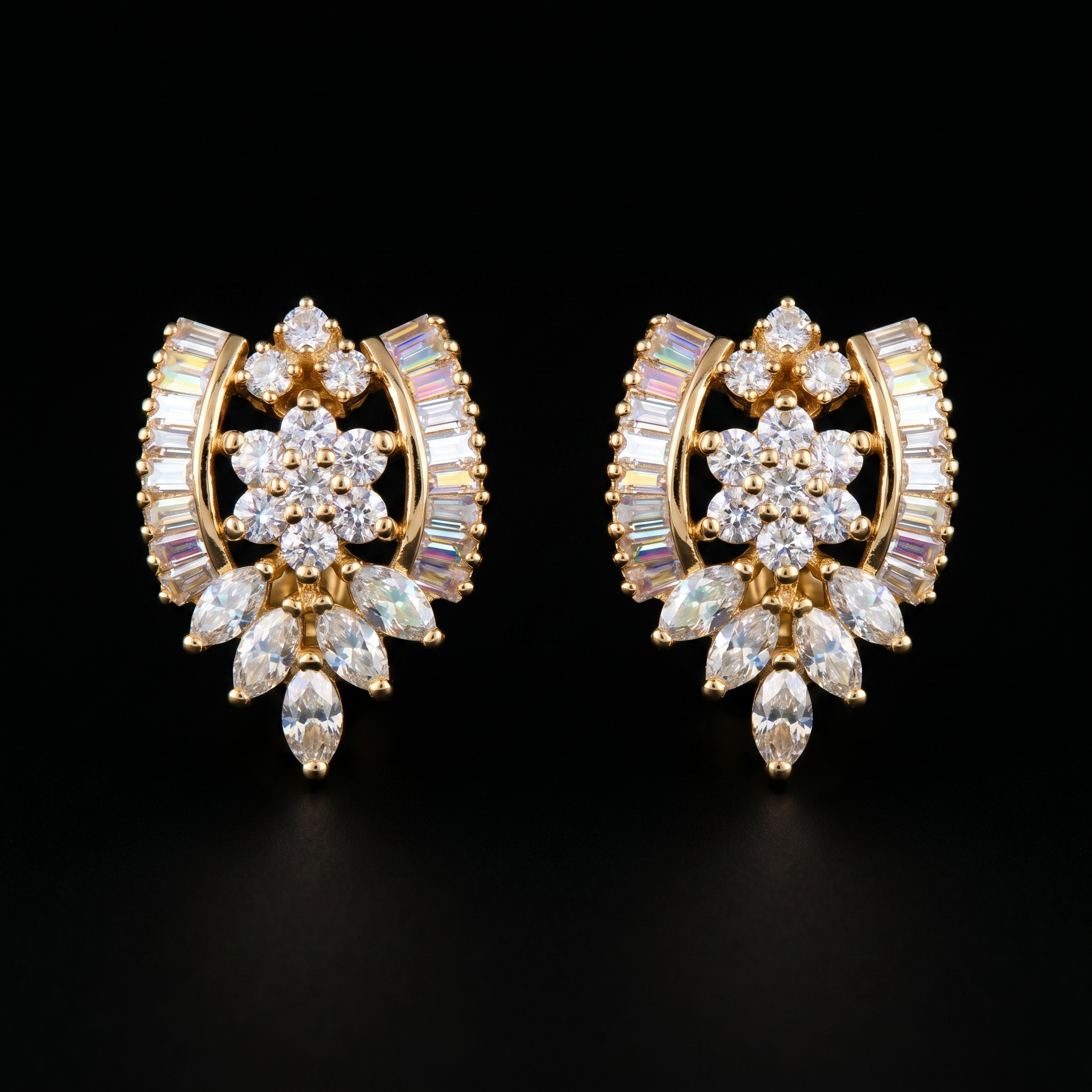 1.78Ct of Earring With The Purity of 18K