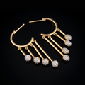 0.51Ct of Earring With The Purity of 18K