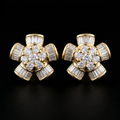 1Ct of Earring With The Purity of 18K