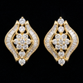 1.6Ct of Earring With The Purity of 18K