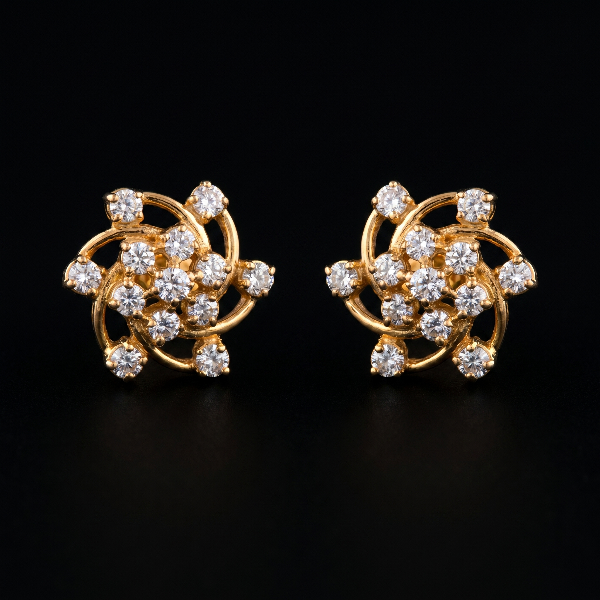 .82Ct of Earring With The Purity of 9K