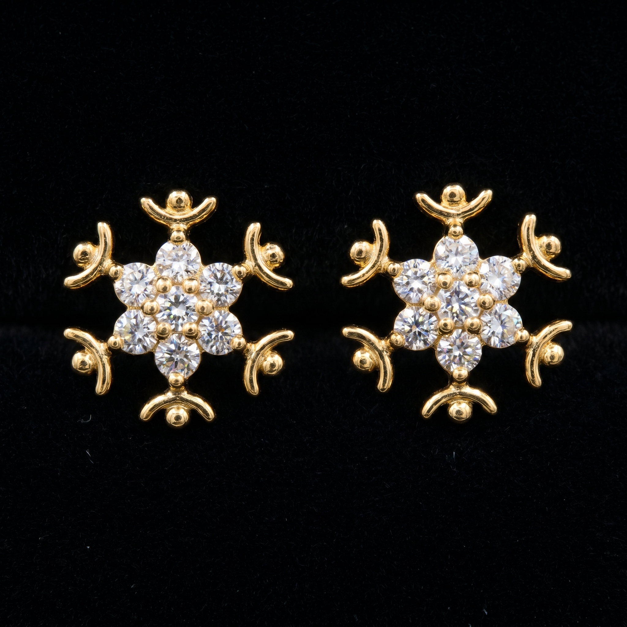 .67Ct of Earring With The Purity of 9K