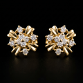 .34Ct of Earring With The Purity of 9K
