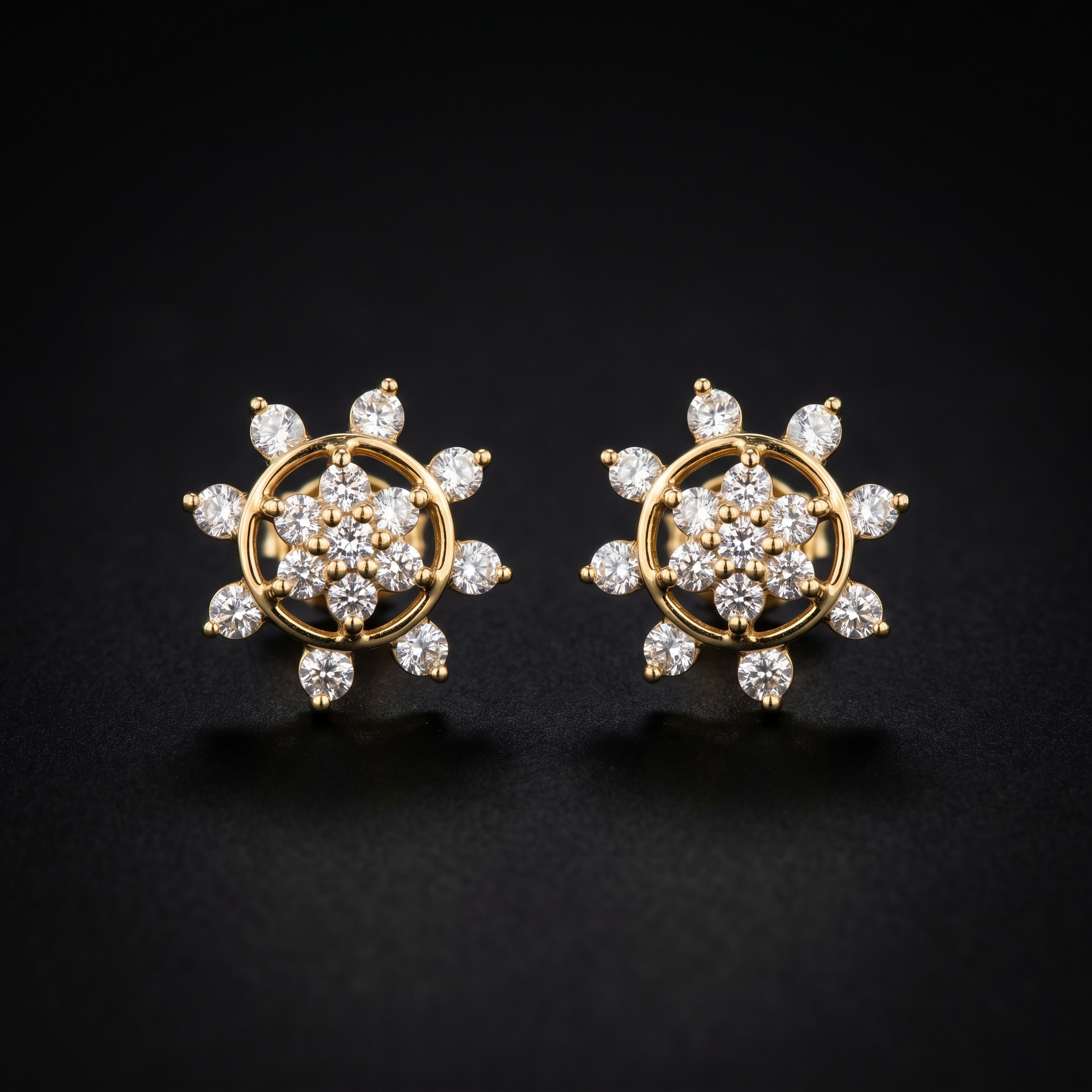 .55Ct of Earring With The Purity of 9K