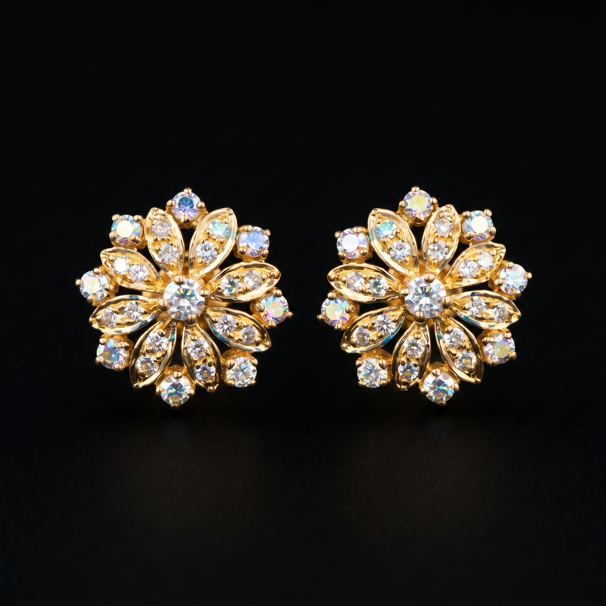 .98Ct of Earring With The Purity of 18K