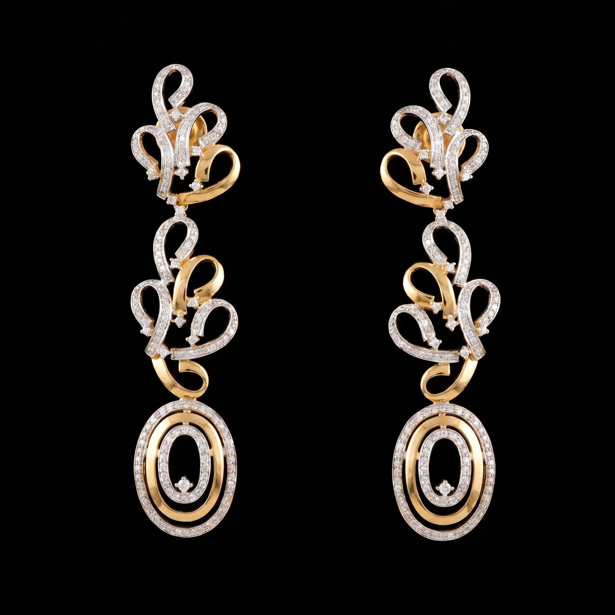 1.86Ct of Earring With The Purity of 18K