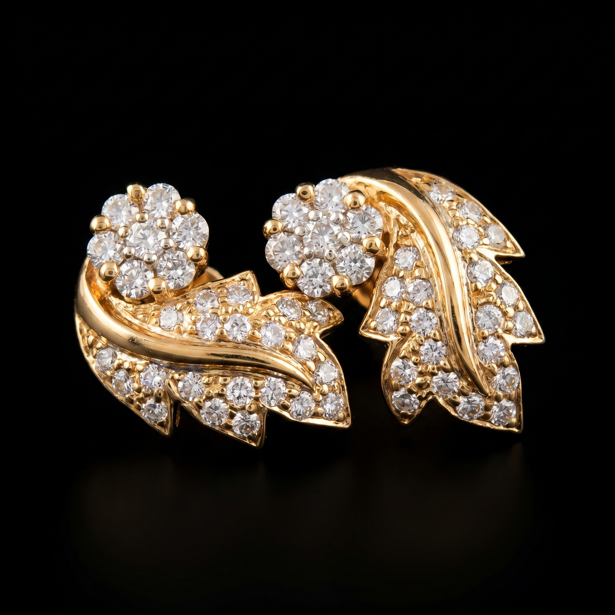 .5Ct of Earring With The Purity of 18K