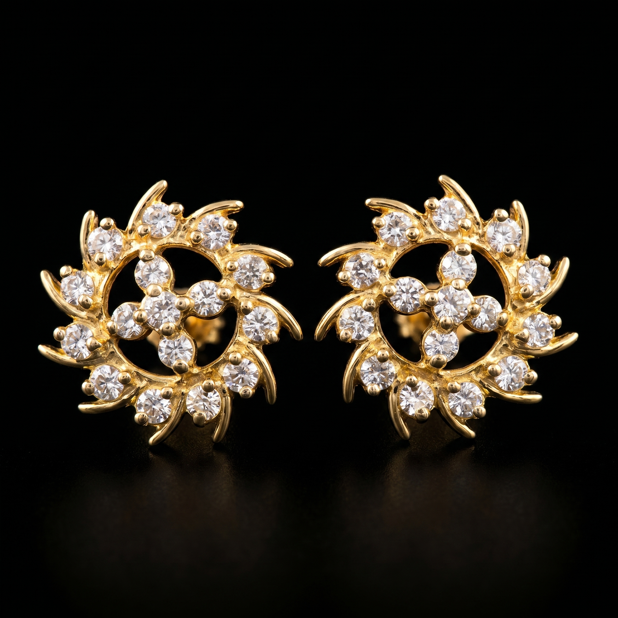 .57Ct of Earring With The Purity of 18K