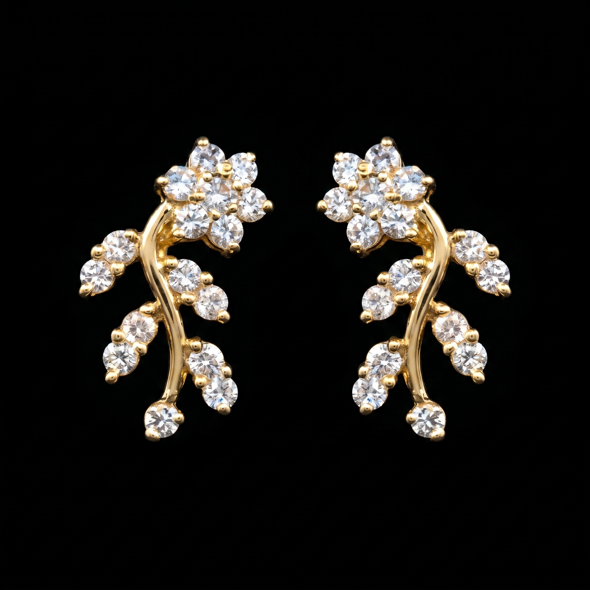 ,5Ct of Earring With The Purity of 18K