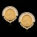 .7Ct of Earring With The Purity of 18K