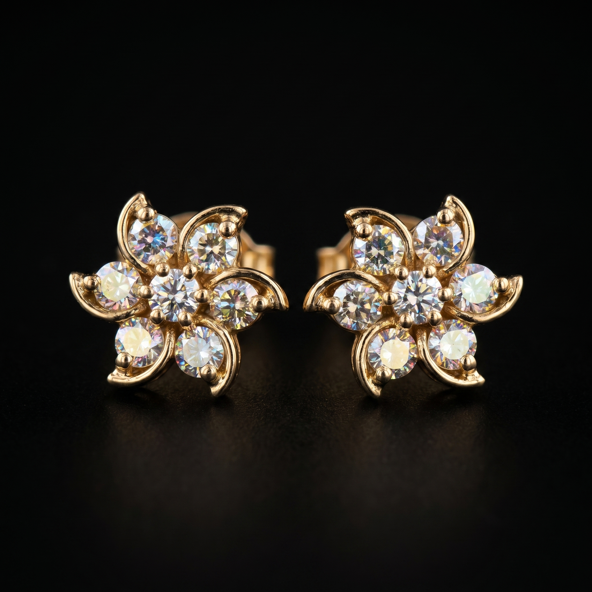 .53Ct of Earring With The Purity of 9K