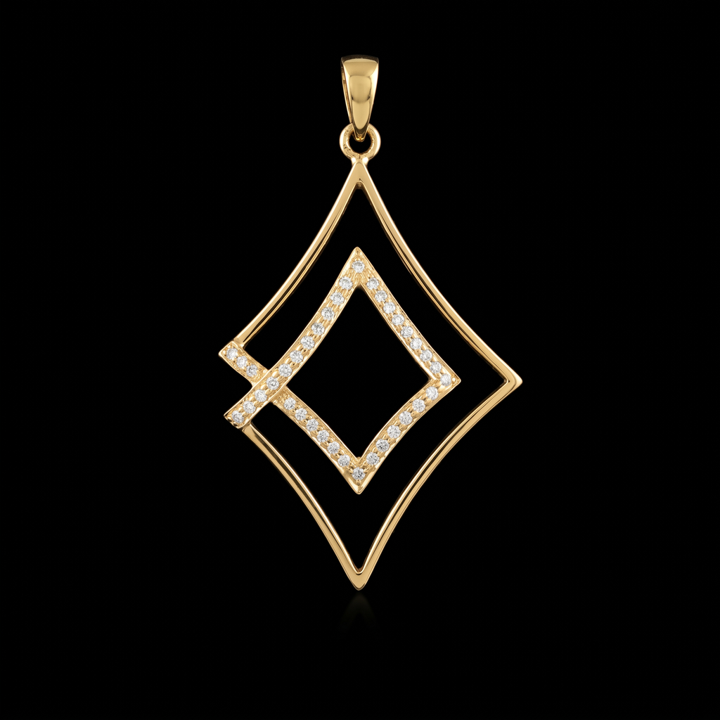 0.35Ct Loket with purity oh 18K