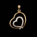 0.1Ct of Locket With the Purity of 18K