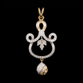 0.7Ct of Locket With the Purity of 18K