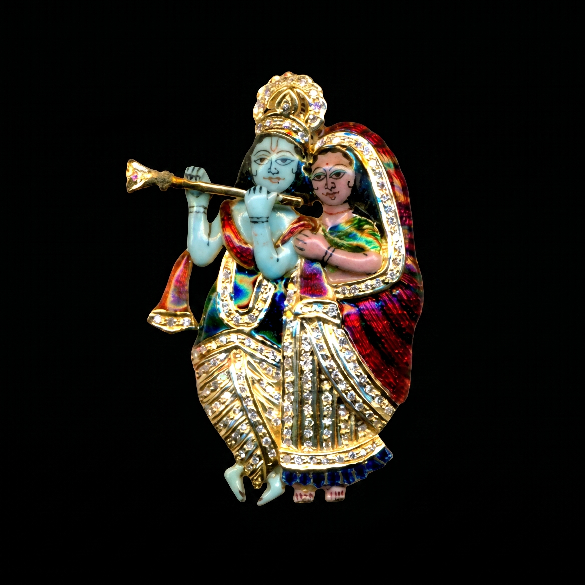 0.38Ct of Locket With the Purity of 18K
