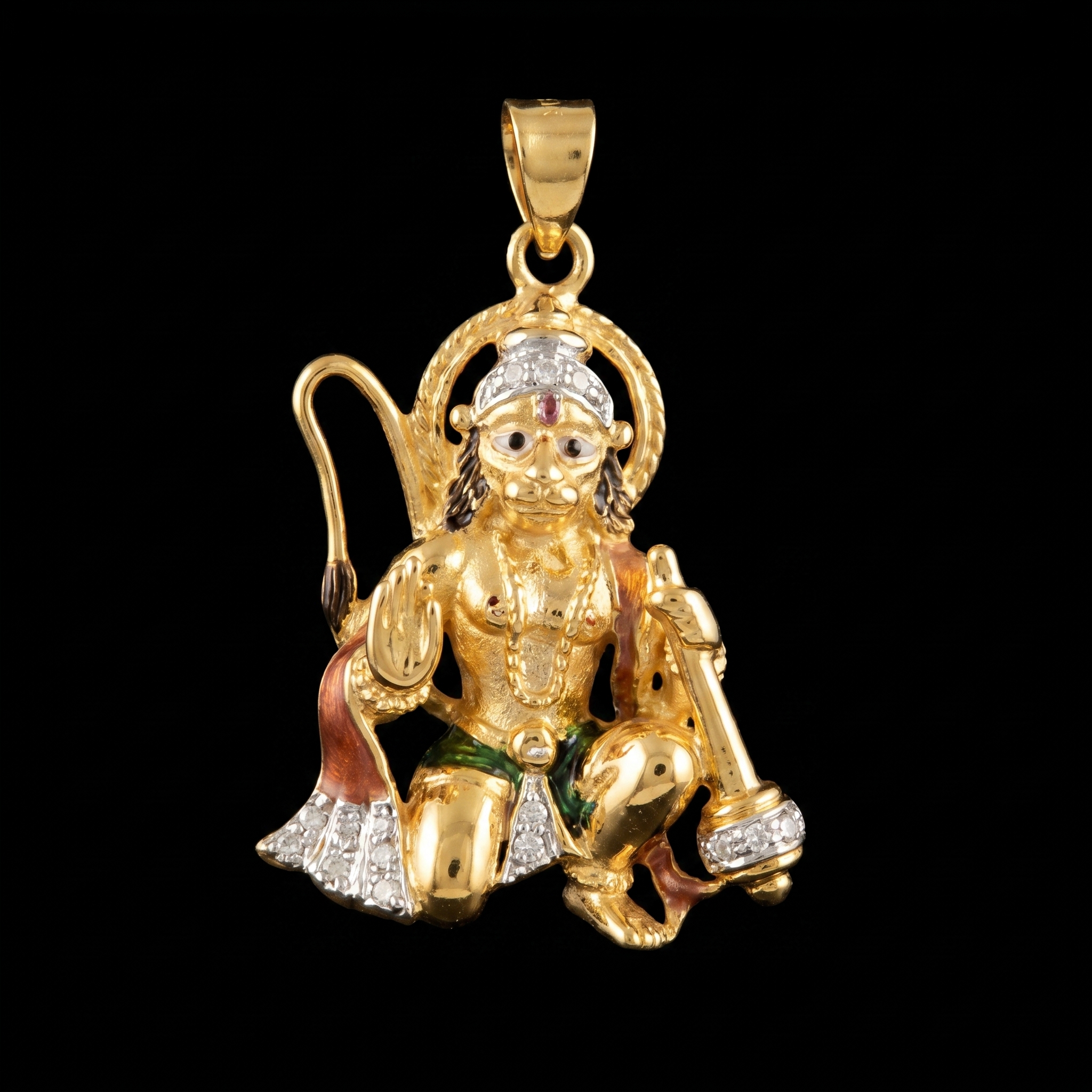 0.08Ct of Locket With the Purity of 18K