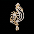 2.57Ct of Locket With the Purity of 18K