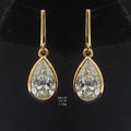 3.18 Ct Lab Grown Diamond Bali Earrings in 18K Gold