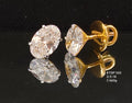 3.18Ct of Earrings With the Purity of 18K