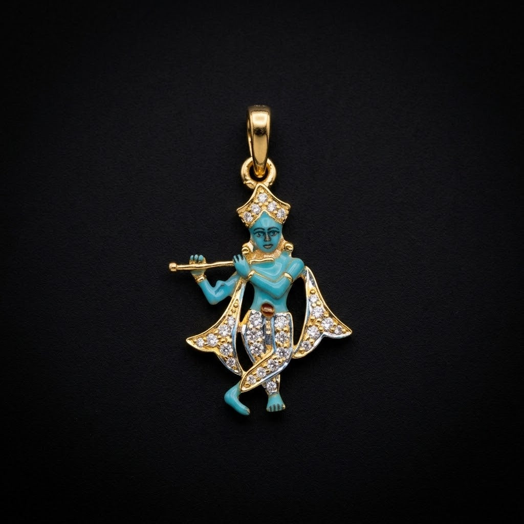 0.4Ct of God Locket with the Purity of18K