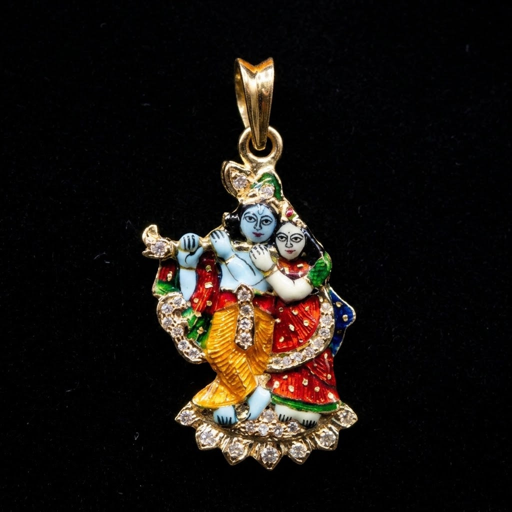 0.4Ct of God Locket with the Purity of18K