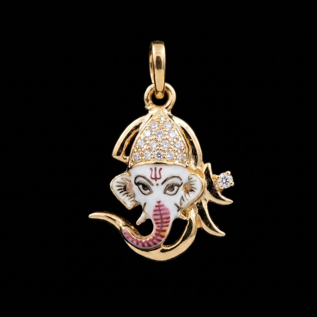 0.22Ct of God Locket with the Purity of18K