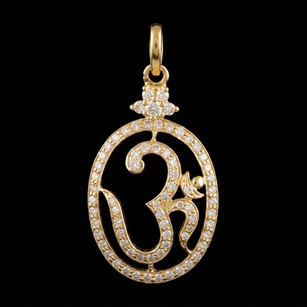 1.1Ct of God Locket with the Purity of18K