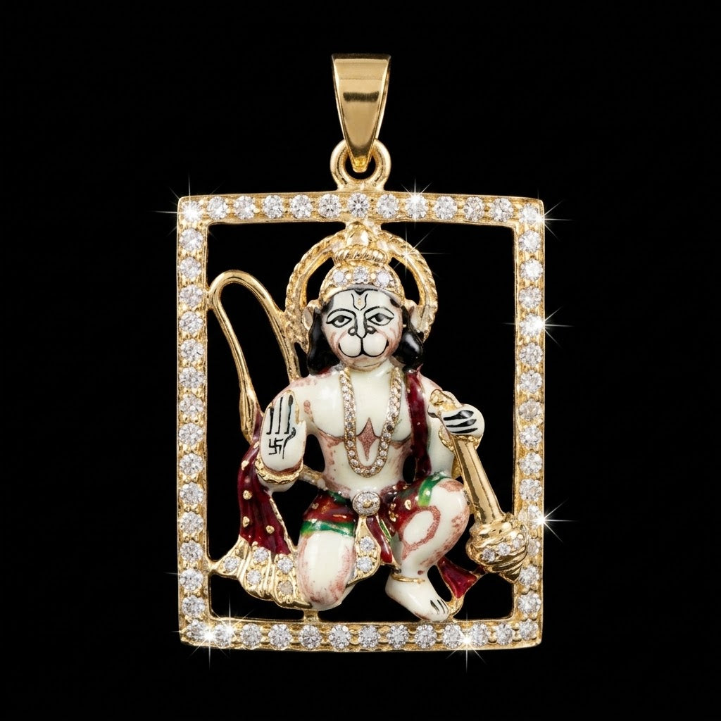 1Ct of God Locket with the Purity of18K