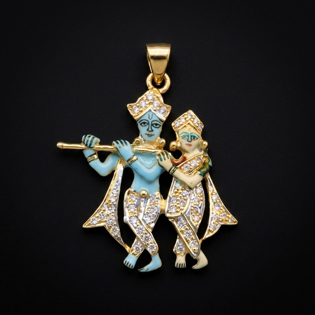 0.6Ct of God Locket with the Purity of18K