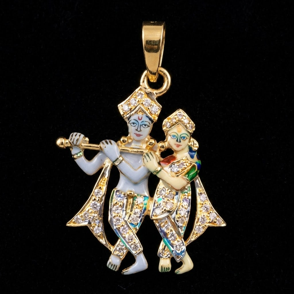0.6Ct of God Locket with the Purity of18K