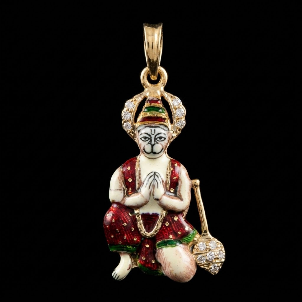 0.2Ct of God Locket with the Purity of18K