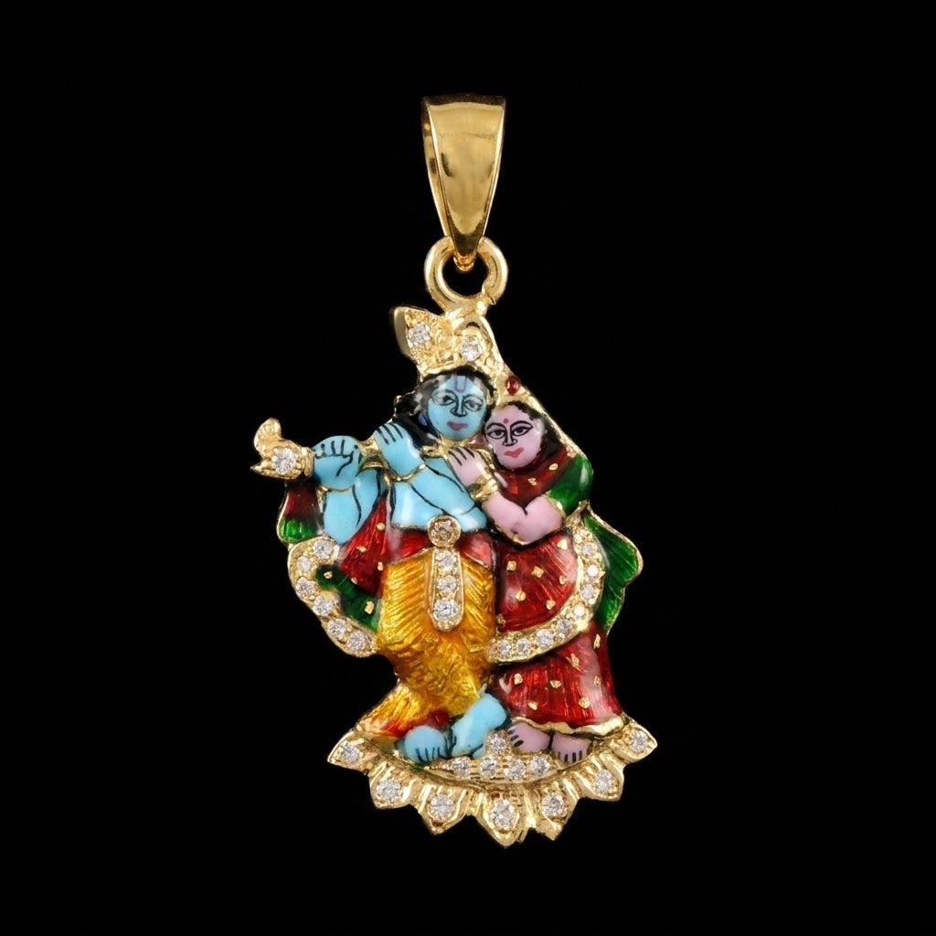 0.4Ct of God Locket with the Purity of18K