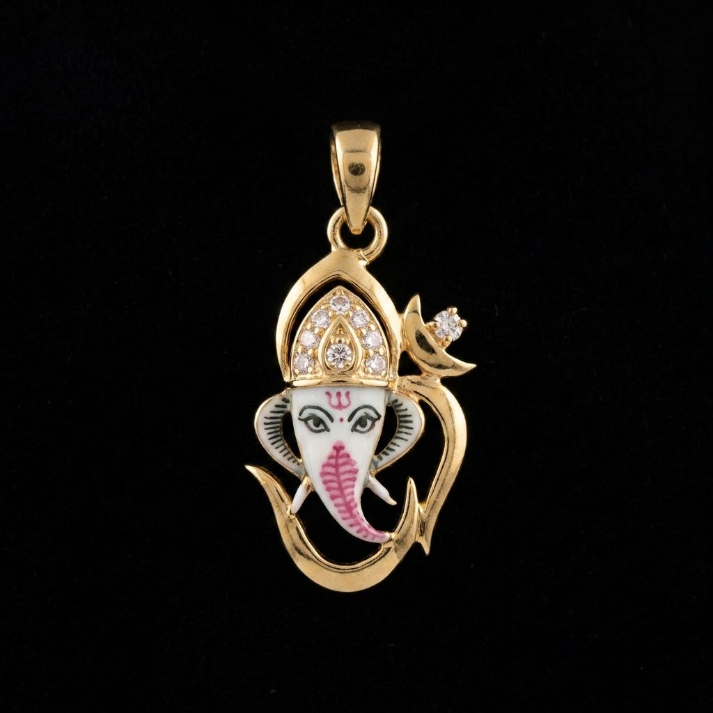 0.2Ct of God Locket with the Purity of18K