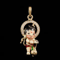 0.2Ct of God Locket with the Purity of18K