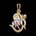 0.5Ct of God Locket with the Purity of18K