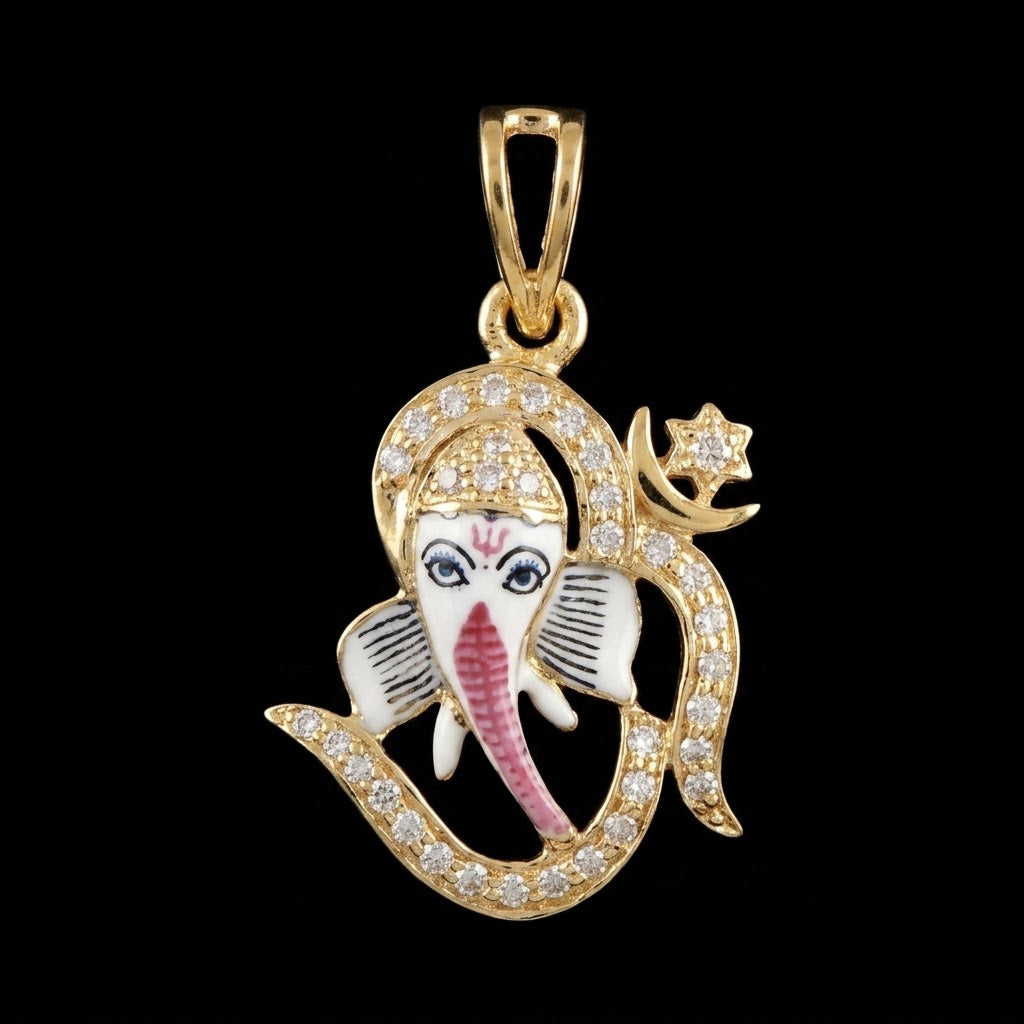 0.5Ct of God Locket with the Purity of18K