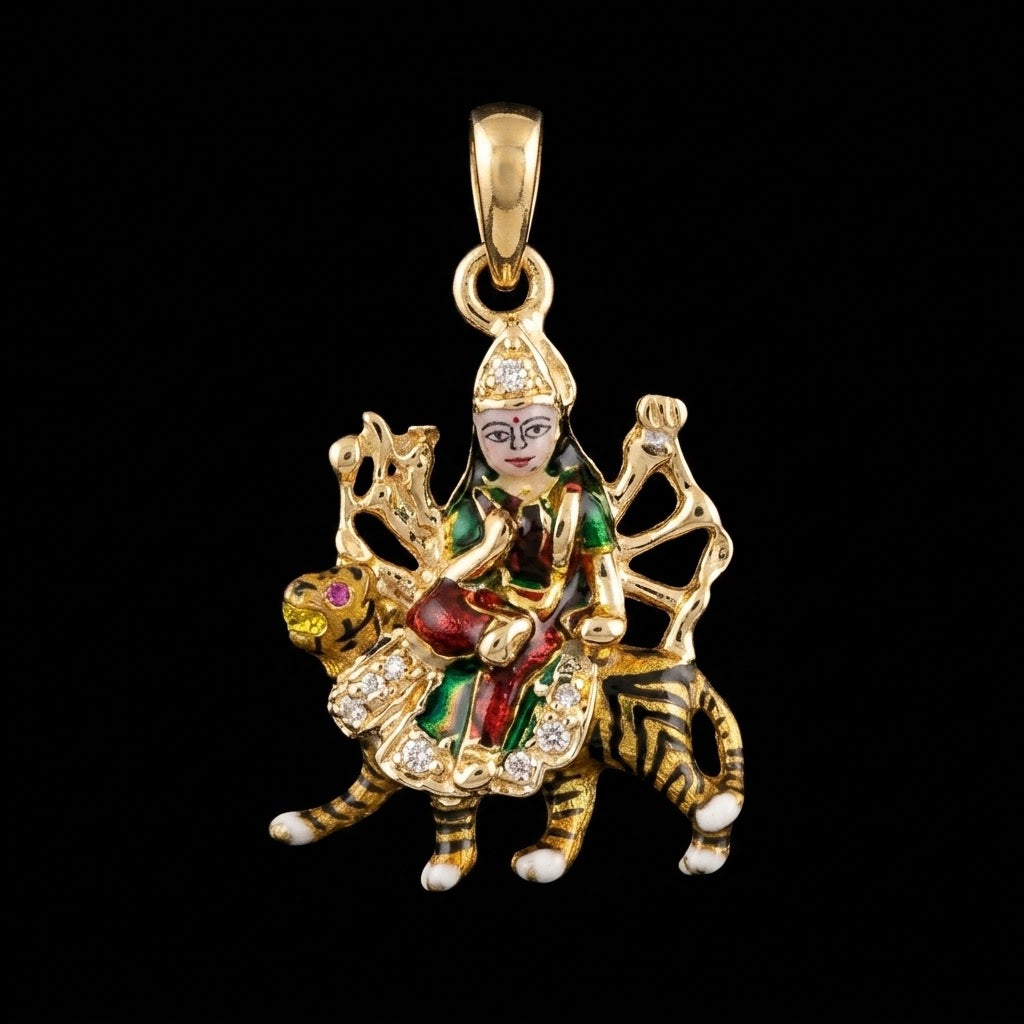 0.1Ct of God Locket with the Purity of18K