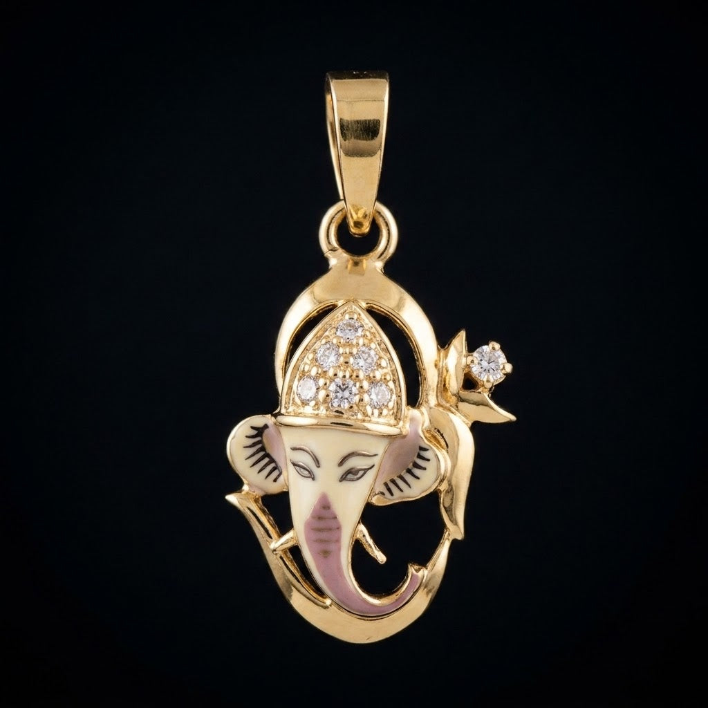 0.2Ct of God Locket with the Purity of18K